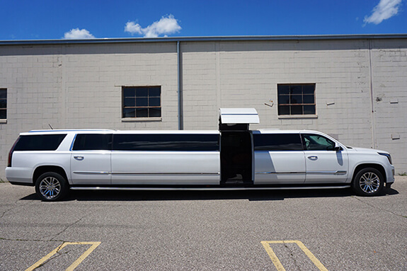 escalade limo with jet doors